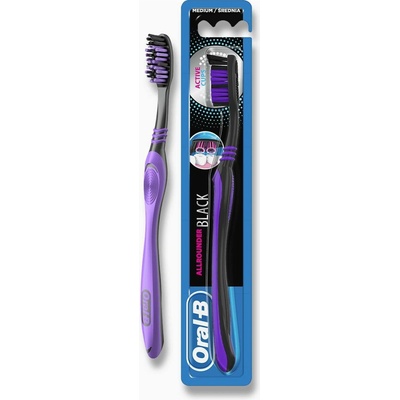 Oral-B Allrounder Black Zubní kartáček medium