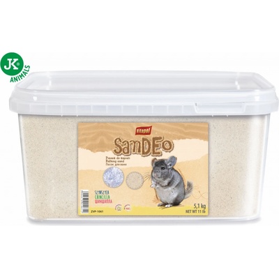 Vitapol písek Sandeo koupací písek pro činčily 5,1 kg – Hledejceny.cz