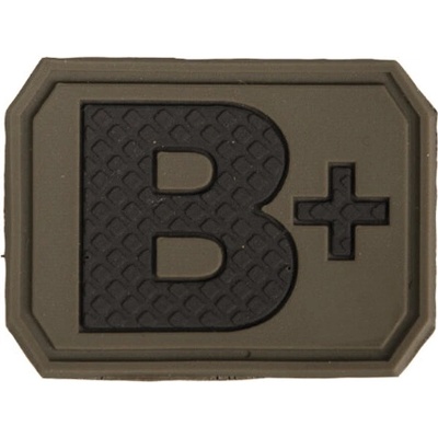 Mil-Tec PATCH 3D BLOOD B POSITIV oliva 16831301
