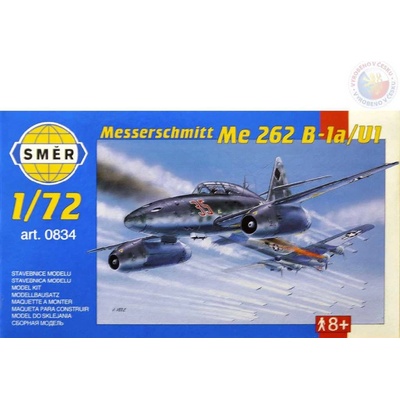 Směr Model Messerschmitt ME 262 B 1a U1 14 7x17 4 cm 1:72