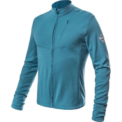 Sensor Merino Upper mikina celozip mint
