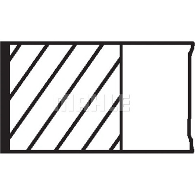 MAHLE ORIGINAL Sada piestnych krúžkov 01169N1