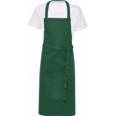 SG Accessories BISTRO Ex JASSZ Bistro Dlouhá dětská lehce čistitelná zástěra Vienna Zelená lahvová