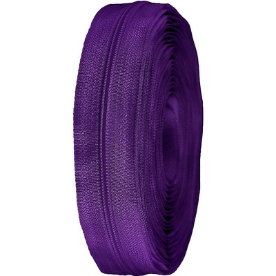 Zip spirálový No 3 metráž, velké, 193 švestková