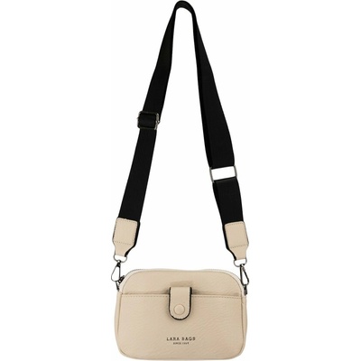 CLARRY dámska crossbody koženková kabelka Svetlo Béžová