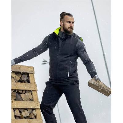 Ardon VISION zimná softshellová vesta čierno žltá H5972