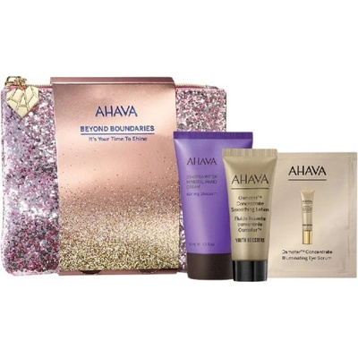 Ahava GWP It's Your Time to Shine výhodný set Hydratační krém na ruce, vyhlazující gelové sérum na obličej a intenzivní kúru na oční okolí. Praktické malé balení je vhodné i na cesty. – Hledejceny.cz