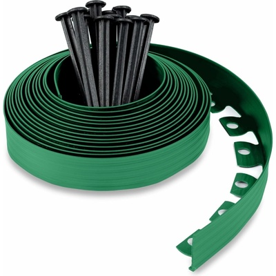 Unigardia Smart Neviditelný obrubník 5 cm x 10 m s 30 kolíky zelená 1 ks