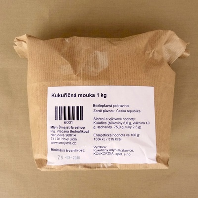 Život bez lepku BIO kukuřičná mouka hladká 1 kg