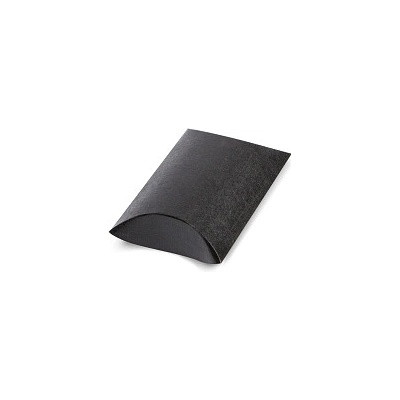 Dárková krabička – čočka 100x100x35mm, černá, 10 ks