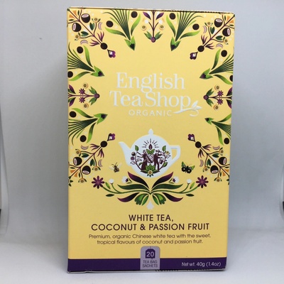 English Tea Shop Bílý čaj Kokos a Passion fruit Mandala 20 ks