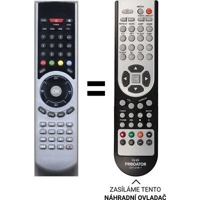 Dálkový ovladač Predátor Megasat HD900, HD910, HD935, HD950 – Hledejceny.cz