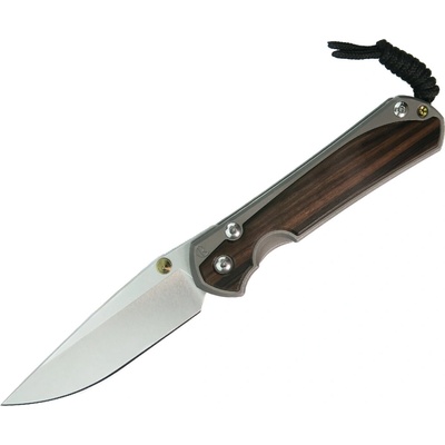 Chris Reeve Large Sebenza 31 Inlay Macassar Ebony Glass Blasted MagnaCut
