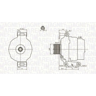 generátor MAGNETI MARELLI 063731639010