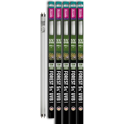 Arcadia Euro Range Forest 5% UVB T8 15 W, 45 cm/26mm