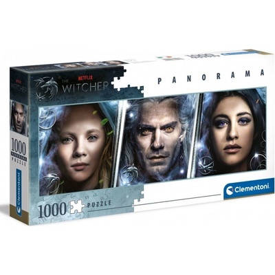 Clementoni 39593 Zaklínač Witcher panorama 1000 dílků