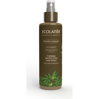 Ecolatier Organic Cannabis Termálny ochranný sprej na úpravu vlasov 200 ml