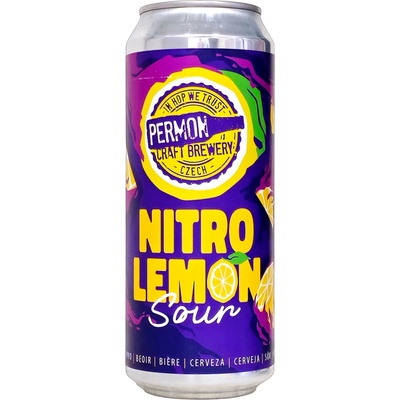 PERMON Nitro Lemon Sour 5% 0,5 l (plech)
