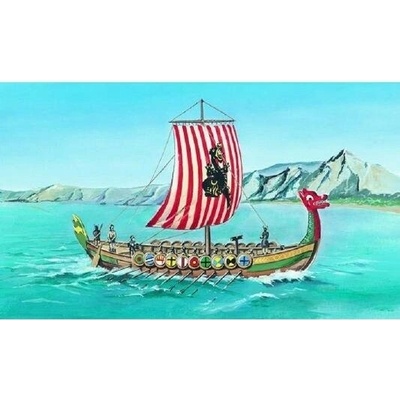 Směr Drakkar vikingská loď 1:60