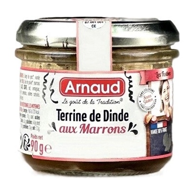 Arnaud PREMIUM Krůtí terina s kaštany 90 g