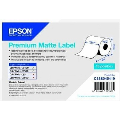 EPSON Rolka štítkov Epson, normálny papier