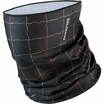 Salomon Neck Gaiter Gfx LC2952400 deep black/burnt umber/antler