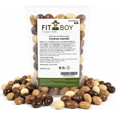 FITBOY Cookies mandle 250 g