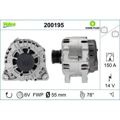 Alternátor VALEO 200195