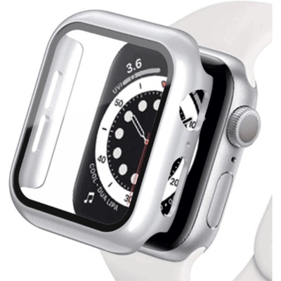 SES 2v1 Kryt s ochranným sklem na Apple Watch Ultra 2 49 mm - stříbrný 15722 – Hledejceny.cz