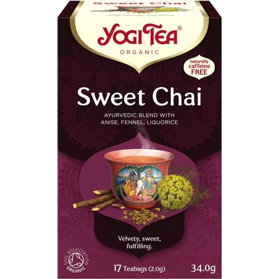 Yogi Tea BIO Sladký čaj Sweet Chai 17 x 2 g