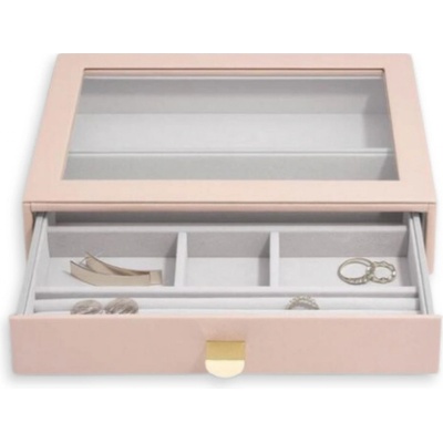 Stackers šperkovnice se šuplíkem Blush Classic Display Drawer růžová 75811
