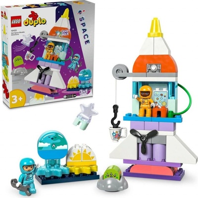 LEGO® DUPLO® 10422 Vesmírné dobrodružství s raketoplánem