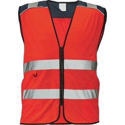 Cerva Knoxfield HI VIS reflexná vesta červená