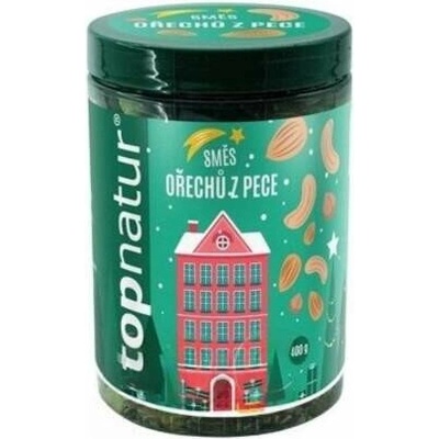 Topnatur Zmes orechov z pece vianočná dóza 400 g