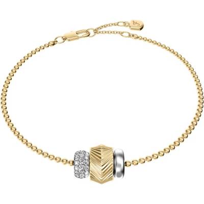 Fossil Elegantní pozlacený náramek s krystaly Harlow JF04995998