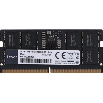 Lexar DDR5 16GB 5600MHz CL46 LD5S16G56C46ST-BGS