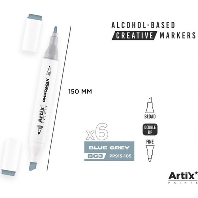 Artix Chromax Blue Grey BG3