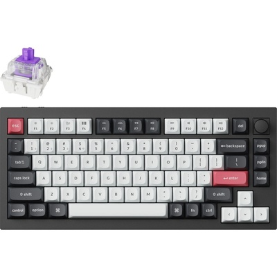 Keychron Q1 HE Swappable RGB Backlight Nebula Switch Knob Version Q1H-M1