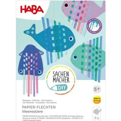 Haba Kreativní sada Proplétání papíru Mořská zvířátka – Hledejceny.cz