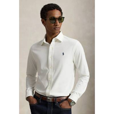 Polo Ralph Lauren pánska košeľa s bavlnou 710B26145 biela
