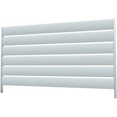 Sada pro výrobu hliníkového plotového pole 2 m x 1,2 m, lamely 160x16 mm, bez povrchové úpravy