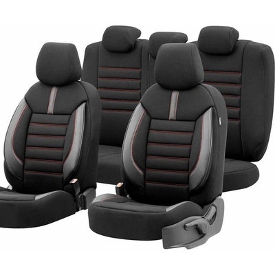 Autopotah OTOM Škoda Octavia III 2012 - 2020 LIMITED 101 BLACK/RED 3-ZIP – Hledejceny.cz
