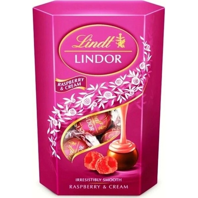 Lindt Lindor růová malinová 200 g