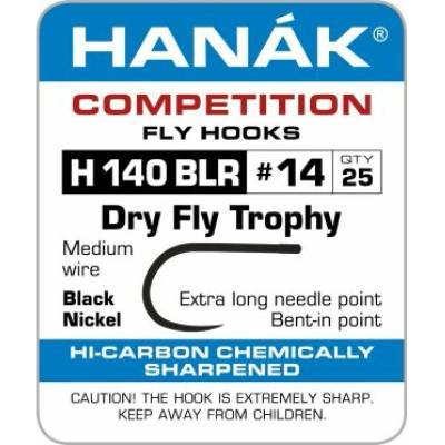 Hanák Competition Muškařský háček suché mušky H140BLR vel. 12 25 ks