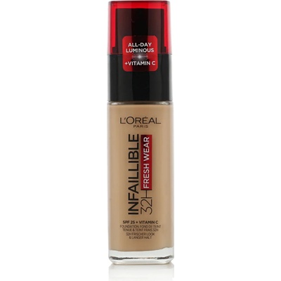 L'Oréal Paris Infaillible 32H Fresh Wear dlhotrvajúci tekutý make-up 200 Golden Sand 30 ml