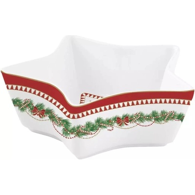 Easy Life Porcelánová miska Magie De Noel ve tvaru hvězdy 15 cm