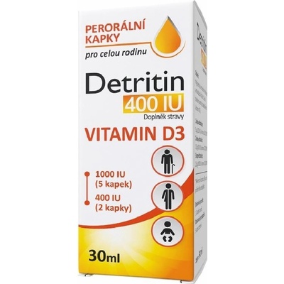 Detritin Vitamin D3 kapky 400 IU 30 ml