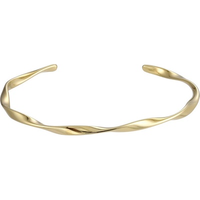 Free Style Náramek bangle z chirurgické oceli zlatý MBSG202
