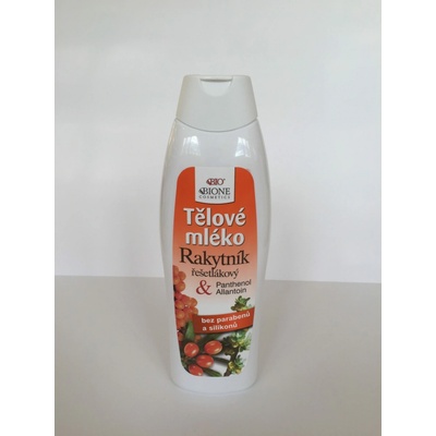 Bione Cosmetics Rakytník řešetlákový tělové mléko 500 ml
