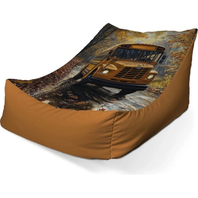 Sablio sedací vak lounge Žlutý školní autobus 80 x 95 x 50 cm